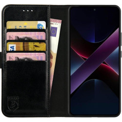 Θήκη Xiaomi Redmi Note 14 Pro 5G / Poco X7 Rosso Element PU Πορτοφόλι - Black (8719246493775)