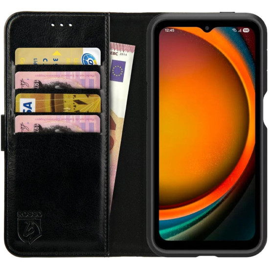 Θήκη Samsung Galaxy XCover7 Pro Rosso Element PU Πορτοφόλι - Black (8719246488269)