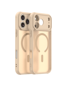 Θήκη iPhone 17 Pro Techsuit HaloFrost II MagSafe Σκληρή Ημιδιάφανη με MagSafe - Gold (5949419325807)