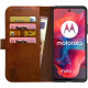 Θήκη Motorola Moto G24 / G24 Power / G04 / G04s / E14 Rosso Element PU Πορτοφόλι - Brown (8719246446320)