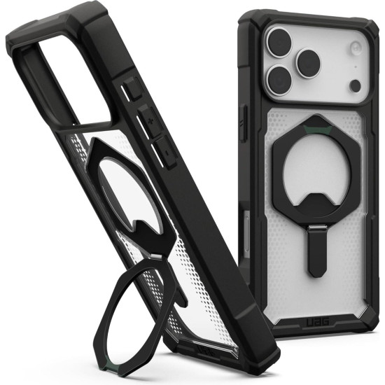 Θήκη iPhone 17 Pro Max UAG Plasma XTE Ανθεκτική με MagSafe & Kickstand - Black / Clear (11452811404G)