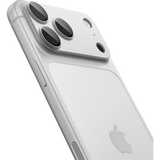 Tempered Glass iPhone 17 Pro Spigen GLAS.tR EZ Fit OPTIK Pro XL Camera Lens Protector Αντιχαρακτικό Γυαλί Προστασίας για Φακό Κάμερας - Silver (AGL10647)