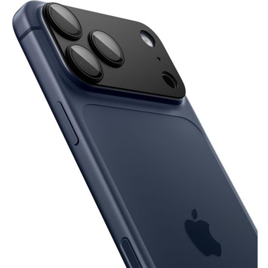Tempered Glass iPhone 17 Pro Spigen GLAS.tR EZ Fit OPTIK Pro XL Camera Lens Protector Αντιχαρακτικό Γυαλί Προστασίας για Φακό Κάμερας - Black (AGL10644)