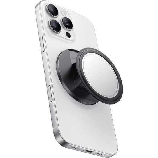 Βάση Στήριξης Mcdodo Napa Leather Magnetic Stand with Mirror Μαγνητική MagSafe με Ενσωματωμένο Καθρέφτη - Black (MR-7912)