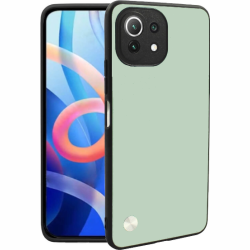 Θήκη Xiaomi Mi 11 Lite Bodycell Vegan Cover Σκληρή - Light Green (5206015077470)