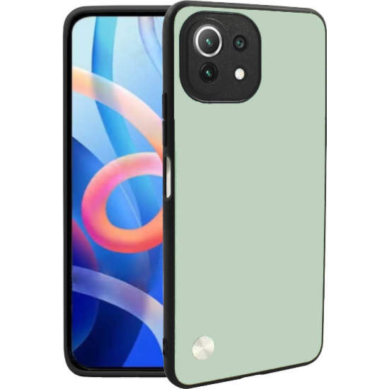 Θήκη Xiaomi Mi 11 Lite Bodycell Vegan Cover Σκληρή - Light Green (5206015077470)