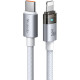 Καλώδιο Mcdodo Type-C σε Lightning για Φόρτιση & Μεταφορά Δεδομένων με LED 120cm 36W - White (CA-6942)