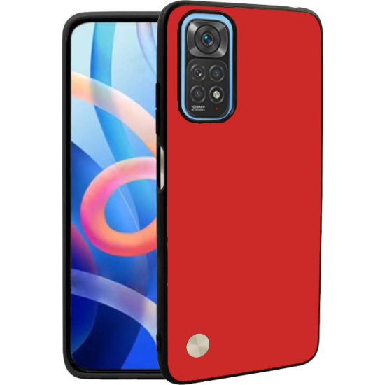 Θήκη Xiaomi Redmi Note 11 / 11S Bodycell Vegan Cover Σκληρή - Red (5206015077647)