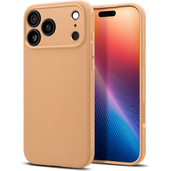 Θήκη iPhone 17 Pro Max Spigen Liquid Air Ανθεκτική Σιλικόνης - Rose Titanium (ACS10269)