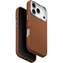 Θήκη iPhone 17 Pro Uniq Lyden Ανθεκτική με MagSafe από Premium Vegan Δέρμα & Μεταλλικό Πλαίσιο Κάμερας - Caramel (UNIQ-IP6.3P(2025)-LYDMCML)