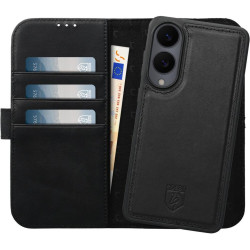 Θήκη Samsung Galaxy S25 Edge Rosso Elite Δερμάτινο Πορτοφόλι με MagSafe - Black (8719246476389)