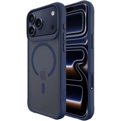Θήκη iPhone 17 Pro Max Buddi Hybrid Σκληρή Ημιδιάφανη με MagSafe - Matte Blue (8719246492617)