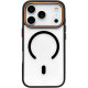 Θήκη iPhone 17 Pro Max Bodycell DualTone Hybrid Case Διάφανη Σκληρή με MagSafe & TPU Bumper - Black (5206015085215)