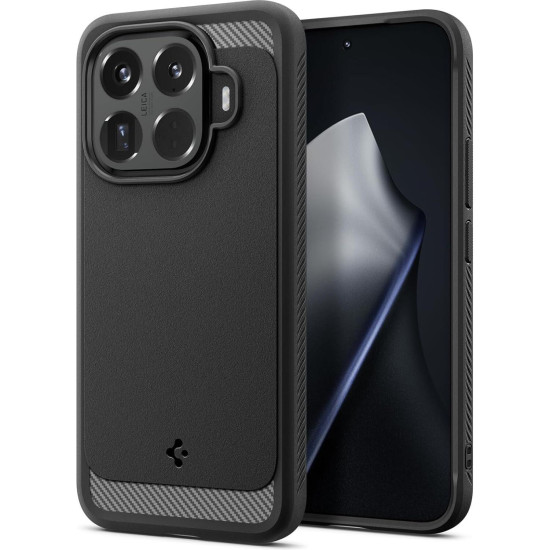 Θήκη Xiaomi 15T Pro Spigen Rugged Armor Ανθεκτική Σιλικόνης - Matte Black (ACS11152)