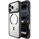 Θήκη iPhone 17 Pro Buddi Hybrid Σκληρή Διάφανη με MagSafe - Transparent / Black (8719246492464)