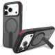Θήκη iPhone 17 Pro Max Prodigee Formula K1 Ημιδιάφανη Ανθεκτική με MagSafe & KickStand - Smoke (IPH17P-6.9-FRMK-SMK)