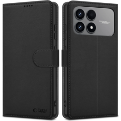 Θήκη Xiaomi Poco F8 Pro Tech-Protect Wallet Πορτοφόλι - Black (5906302352692)