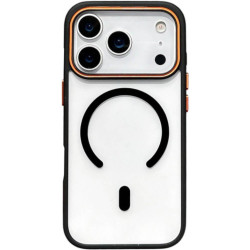 Θήκη iPhone 17 Pro Bodycell DualTone Hybrid Case Διάφανη Σκληρή με MagSafe & TPU Bumper - Black (5206015085208)