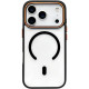 Θήκη iPhone 17 Pro Bodycell DualTone Hybrid Case Διάφανη Σκληρή με MagSafe & TPU Bumper - Black (5206015085208)
