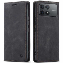 Θήκη Xiaomi Poco F8 Pro Spacecase Wallet Πορτοφόλι - Black (5905719138493)