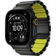 Λουράκι Apple Watch Ultra/SE/11/10/9/8/7/6/5/4 (49/46/45/44mm) Nomad Stratos Band Αδιάβροχο από Premium FKM & Τιτάνιο - Black Titanium / Volt (NM011130858)