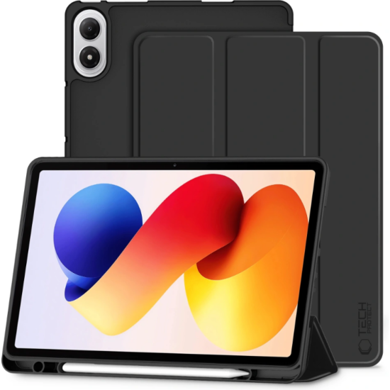 Θήκη Xiaomi Redmi Pad 2 Pro / Poco Pad M1 12.1" Tech-Protect SC Pen Smartcase Flip με Υποδοχή για Γραφίδα - Black (5906302335459)