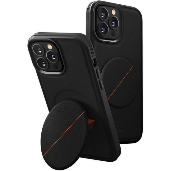 Θήκη iPhone 14 Pro Max Uniq Novo Ανθεκτική Σκληρή με KickStand & Grip - Black (UNIQ-IP6.7PM(2022)-NOVOBLK)