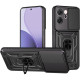 Θήκη Oppo Reno14 F / 14 FS Techsuit CamShield Ανθεκτική με Κάλυμμα για την Κάμερα & Μεταλλικό Ring Holder - Black (5949419323643)