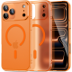 Θήκη iPhone 17 Pro Max Tech-Protect MagSlim Σκληρή Ημιδιάφανη με MagSafe - Matte / Cosmic Orange (5906302352579)