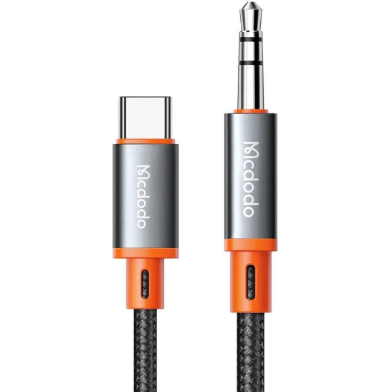 Καλώδιο Ήχου Mcdodo Digital Audio Cable Type-C (Male) σε AUX Jack 3.5mm (Male) με DAC Τσιπ 120cm - Black (CA-0820)