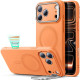 Θήκη iPhone 17 Pro ESR Cloud Soft with Stash Stand Ανθεκτική Σιλικόνης με MagSafe / Κάλυμμα για Camera Control & Kickstand - Orange (4894240291672)