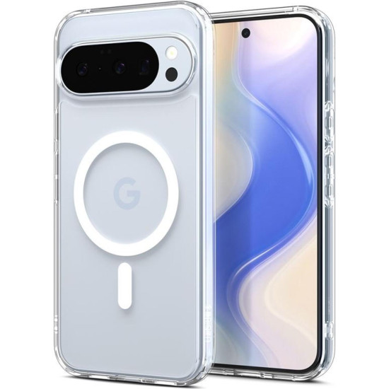 Θήκη Google Pixel 10 / 10 Pro Spigen Ultra Hybrid MagFit Ανθεκτική Σκληρή με MagSafe Qi2 - Clear / White (ACS09702)