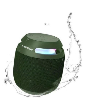 Ηχείο J-BRAUV Pro TWS Φορητό Αδιάβροχο IP66 Ασύρματο Bluetooth με RGB Φωτισμό - Green (7611521489880)