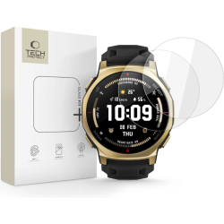 Tempered Glass Amazfit T-Rex 3 Pro 44mm Tech-Protect Glass Fit+ Αντιχαρακτικό Γυαλί Προστασίας Οθόνης 2 Τεμάχια - Clear (5906302333530)