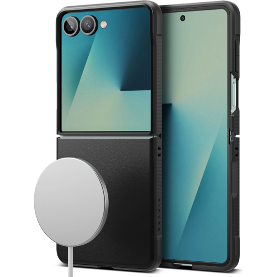 Θήκη Samsung Galaxy Z Flip7 Ringke Onyx Magnetic Σιλικόνης με MagSafe - Black (8800293855767)