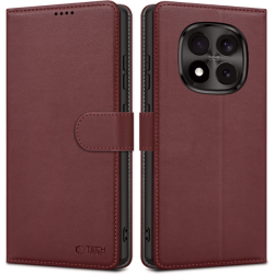 Θήκη Xiaomi Redmi Note 15 Pro 5G Tech-Protect Wallet Πορτοφόλι - Mulberry (5906302352913)