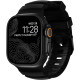 Λουράκι Apple Watch Ultra/SE/11/10/9/8/7/6/5/4 (49/46/45/44mm) Nomad Rocky Point Band Special Edition Αδιάβροχο FKM & Τιτάνιο - Carbon Black / Black Titanium (NM011697858)