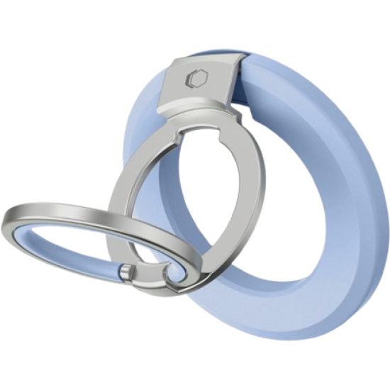 Βάση Στήριξης Tech-Protect MMR500 Μαγνητικό MagSafe Phone Ring με Επιπλέον Αυτοκόλλητο Δακτύλιο MagSafe - Baby Blue (5906302318490)