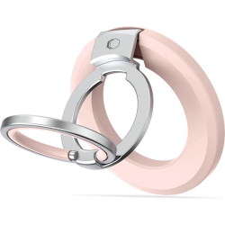 Βάση Στήριξης Tech-Protect MMR500 Μαγνητικό MagSafe Phone Ring με Επιπλέον Αυτοκόλλητο Δακτύλιο MagSafe - Baby Pink (5906302368686)