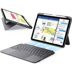 Θήκη iPad Air 8 2026 11" / Air 7 2025 11" / Air 6 2024 11" / Air 5 2022 10.9" / Air 4 2020 10.9" ESR Flex Keyboard Case με Υποδοχή για Apple Pencil & Αποσπώμενο Πληκτρολόγιο Bluetooth US - Dark Gray (4894240275221)
