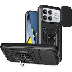 Θήκη Xiaomi Poco F8 Ultra Tech-Protect Camshield Pro Ανθεκτική με Κάλυμμα για την Κάμερα & Ring Holder - Black (5906302352746)
