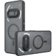 Θήκη Nothing Phone 3a Techsuit PureFrost Σκληρή Ημιδιάφανη με MagSafe - Frosted Black (5949419320277)