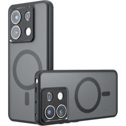Θήκη Xiaomi Redmi Note 13 Pro 5G / Poco X6 Techsuit PureFrost Σκληρή Ημιδιάφανη με MagSafe - Frosted Black (5949419320673)