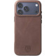 Θήκη iPhone 17 Pro Max Rosso Elite Back Cover Δερμάτινη με MagSafe - Brown (8719246484605)