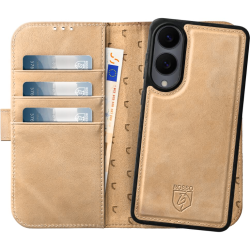 Θήκη Samsung Galaxy S25 Edge Rosso Elite Δερμάτινο Πορτοφόλι με MagSafe - Light Brown (8719246476433)