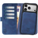 Θήκη iPhone 17 Pro Max Rosso Element 2 in 1 PU Πορτοφόλι - Blue (8719246484476)