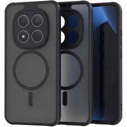 Θήκη Xiaomi Redmi Note 15 Pro 5G Spacecase Hybrid MagSafe Σκληρή Ημιδιάφανη με MagSafe - Black (5905719138974)