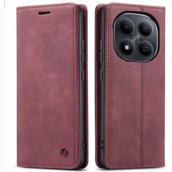 Θήκη Xiaomi Redmi Note 15 Pro 5G Spacecase Wallet Πορτοφόλι - Red (5905719139056)