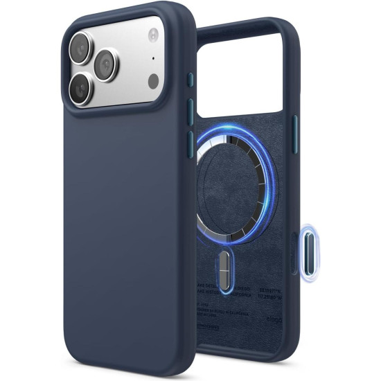 Θήκη iPhone 17 Pro Max Elago Magnetic Silicone Case Premium Σιλικόνης με MagSafe - Jean Indigo (ES17MSSC69PRO-JIN)