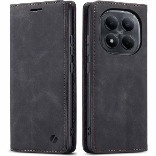 Θήκη Xiaomi Redmi Note 15 Pro 4G Spacecase Wallet Πορτοφόλι - Black (5905719140045)